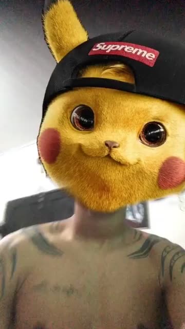 Preview for a Spotlight video that uses the Pikachu GRRR Lens