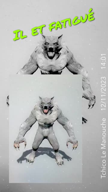 Preview for a Spotlight video that uses the Werewolf Attack Lens