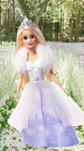 Preview for a Spotlight video that uses the BARBIE wedding Lens