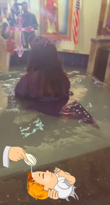 Preview for a Spotlight video that uses the Baptism Lens