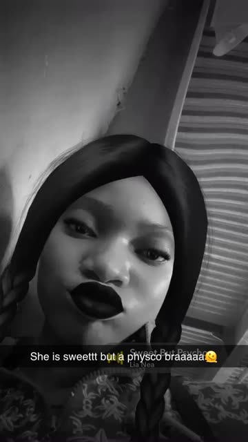 Preview for a Spotlight video that uses the Black Hair Lens