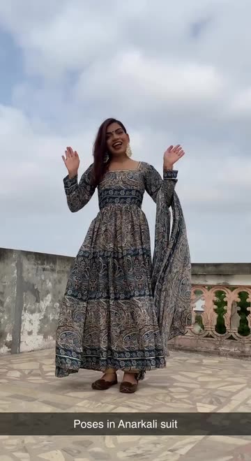 Anarkali dress photoshoot store