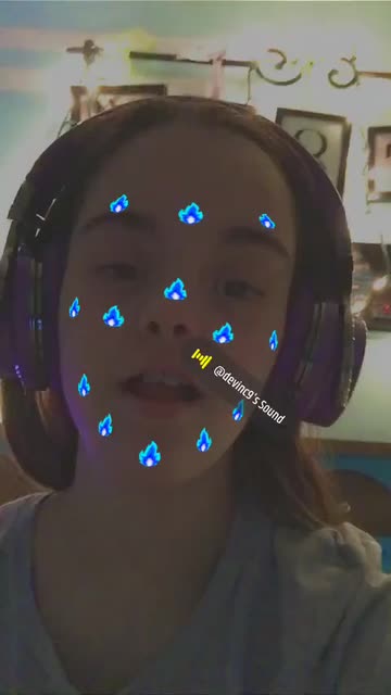 Preview for a Spotlight video that uses the Blue Flames Lens