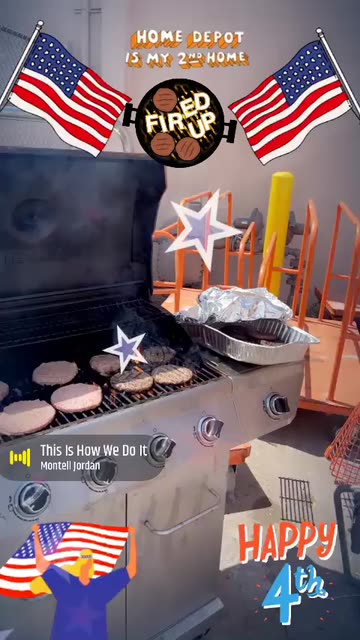 Preview for a Spotlight video that uses the Fourth of  July Lens