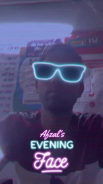 Preview for a Spotlight video that uses the Neon Glasses Lens