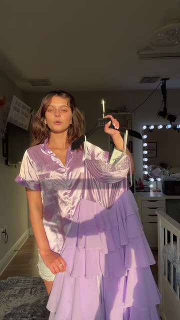 Paisley Raine's Stunning Purple Dress Transformation