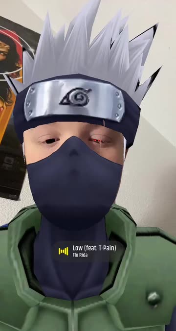 Preview for a Spotlight video that uses the Kakashi Hatake Lens