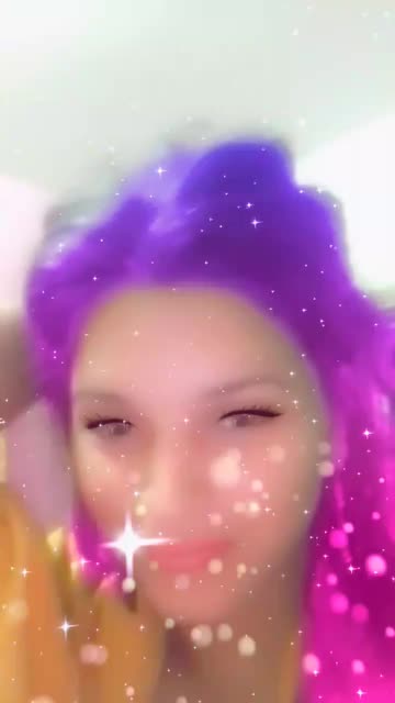 Preview for a Spotlight video that uses the Rainbow Hair Lens