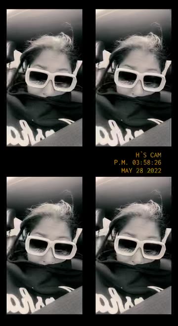 Preview for a Spotlight video that uses the Black&White Collage Lens