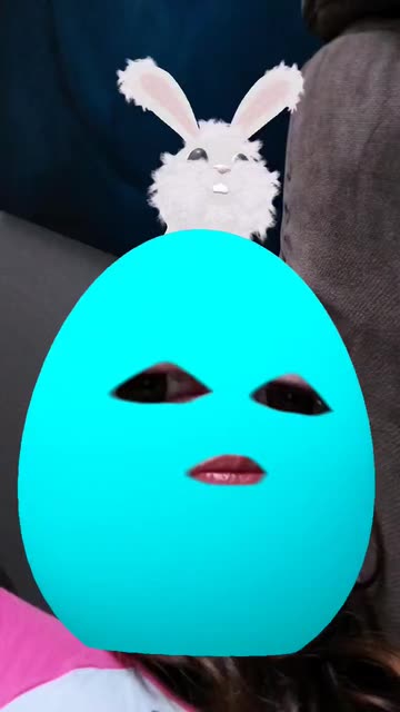 Preview for a Spotlight video that uses the Egg Decorator Lens