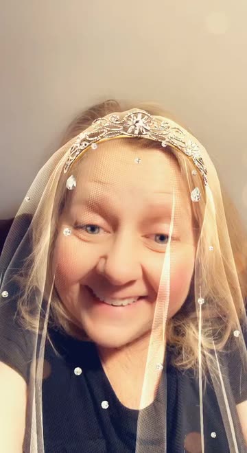 Preview for a Spotlight video that uses the Bride Veil Lens