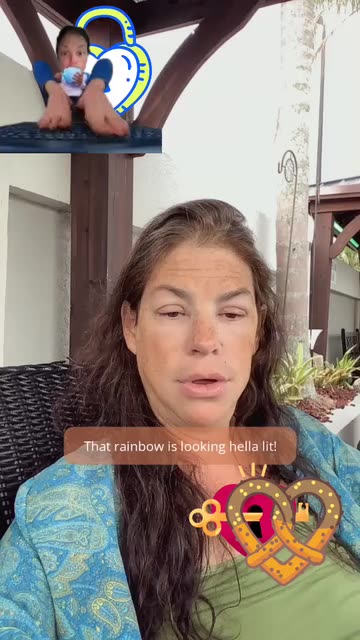 Preview for a Spotlight video that uses the Weather Buttons Lens