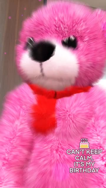 Preview for a Spotlight video that uses the Teddy Bear Lens