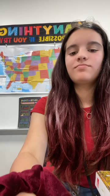 Preview for a Spotlight video that uses the Dark Red Ombre Lens