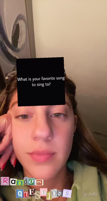 Preview for a Spotlight video that uses the random questions Lens