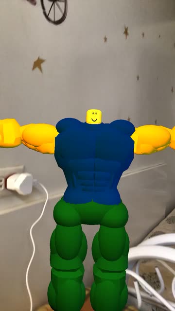 Preview for a Spotlight video that uses the Muscular Roblox Lens