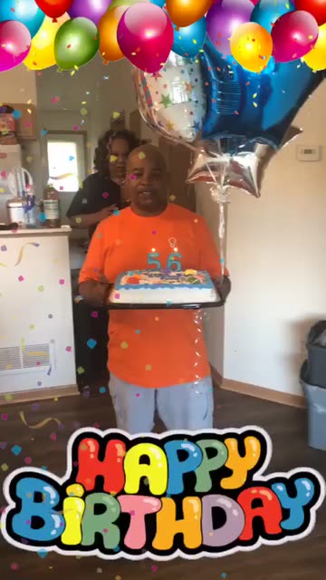 Preview for a Spotlight video that uses the Birthday Lens