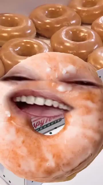 Preview for a Spotlight video that uses the glazed donut Lens