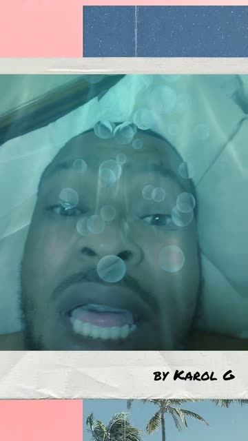 Preview for a Spotlight video that uses the Ocean by Karol G Lens