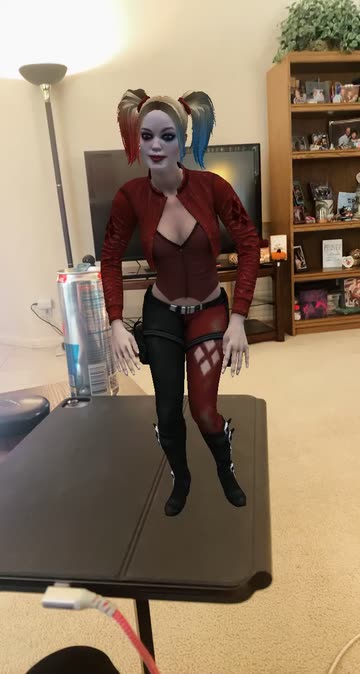 Preview for a Spotlight video that uses the Harley Quinn Dance Lens