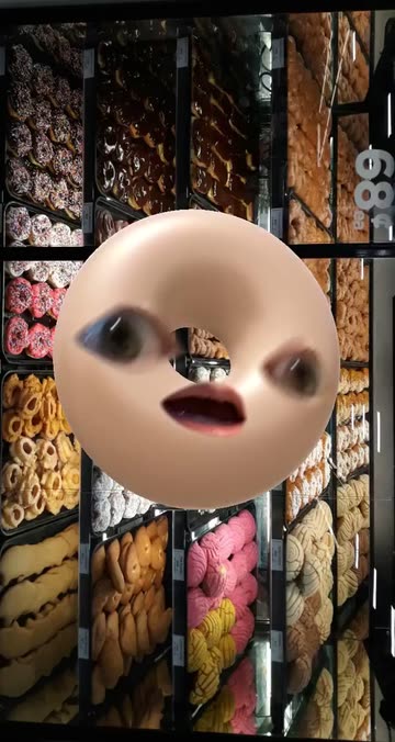 Preview for a Spotlight video that uses the DONUTS GO NUTS Lens