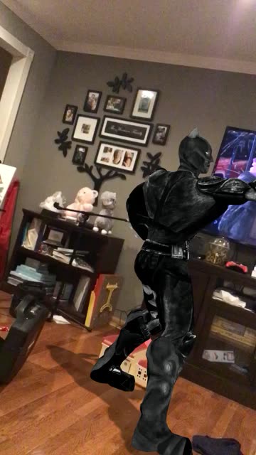 Preview for a Spotlight video that uses the Dancing Batman Lens