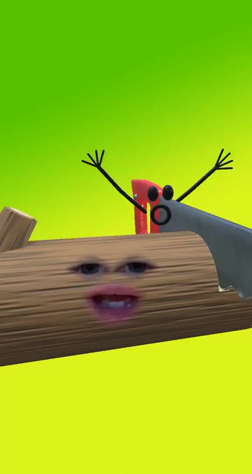 Preview for a Spotlight video that uses the Sawing Log Lens