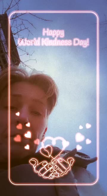 Preview for a Spotlight video that uses the Celebrating Kindness Day Lens