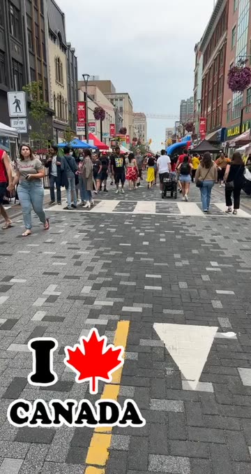 Preview for a Spotlight video that uses the canada flag Lens