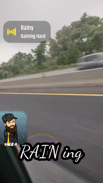 Preview for a Spotlight video that uses the Raining Lens