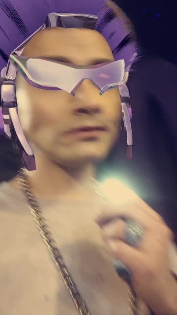 Preview for a Spotlight video that uses the Astral Punk Lens