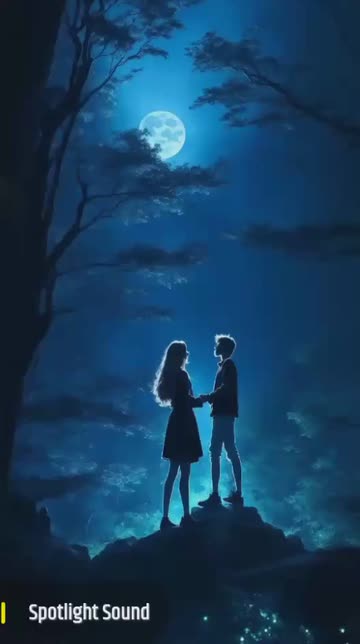 Preview for a Spotlight video that uses the Romantic Night Lens