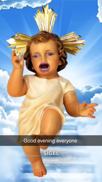 Preview for a Spotlight video that uses the Baby jesus Lens