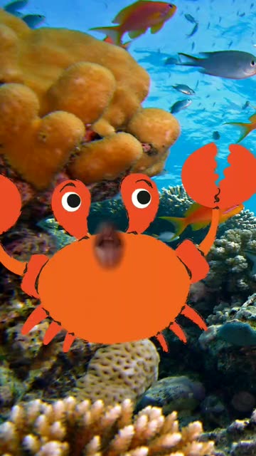 Preview for a Spotlight video that uses the Craby Crab Lens