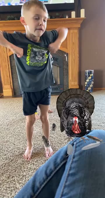 Preview for a Spotlight video that uses the Thanksgiving Feast Lens