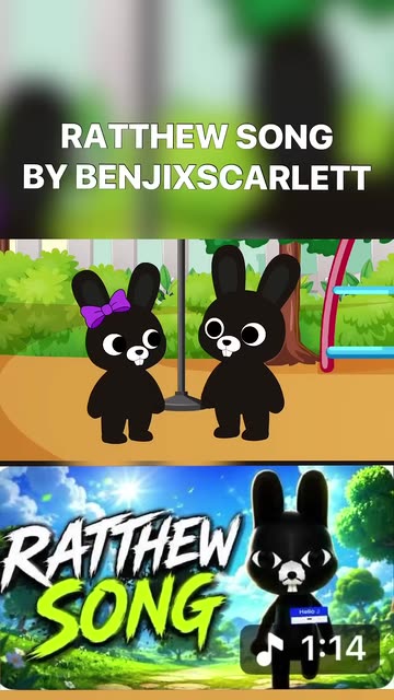Rathew Song by Benjixscarlett | Animated Black Bunny Duo Dance