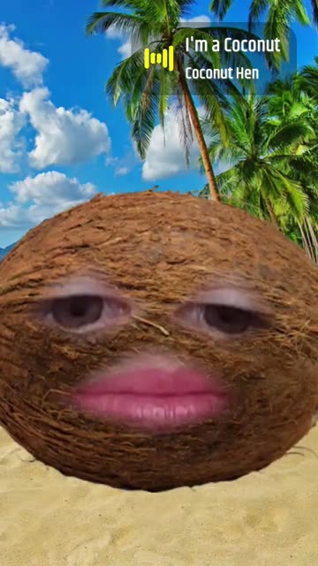 Preview for a Spotlight video that uses the Coconut Head Lens