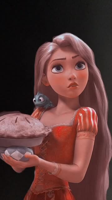 Preview for a Spotlight video that uses the Rapunzel Tangled Lens