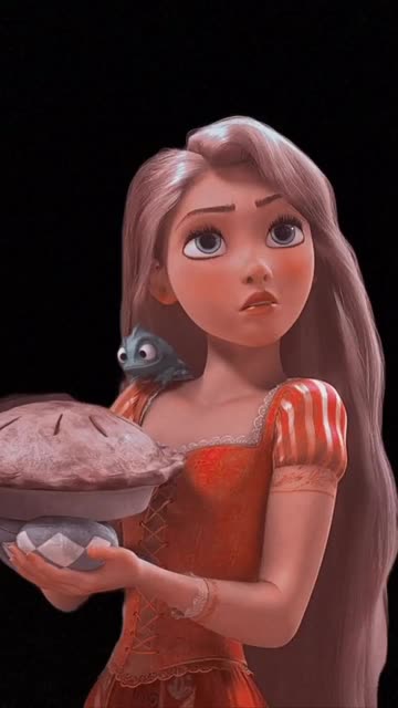 Preview for a Spotlight video that uses the Rapunzel Tangled Lens