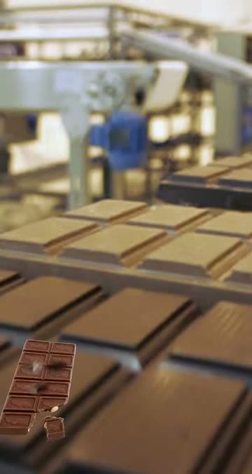 Preview for a Spotlight video that uses the chocolate bar face Lens