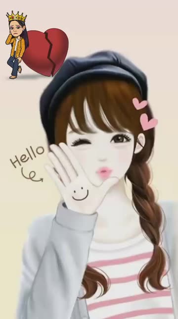 Preview for a Spotlight video that uses the Cute girl Lens