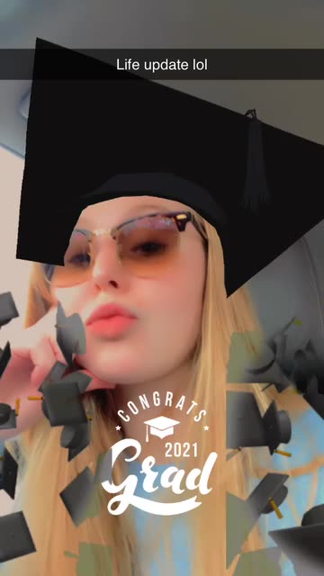 Preview for a Spotlight video that uses the Graduation 2021 Lens