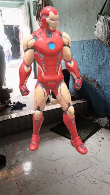 Preview for a Spotlight video that uses the Iron Man 3D Lens