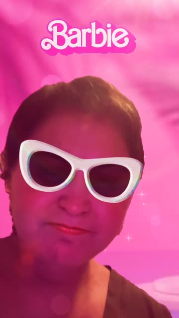 Preview for a Spotlight video that uses the Barbie Girl Lens