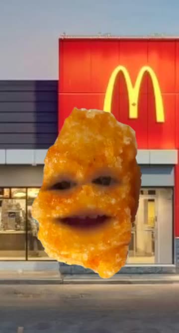 Preview for a Spotlight video that uses the Chicken Nugget Lens