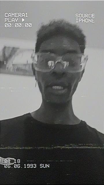 Preview for a Spotlight video that uses the VHS Black&White Lens