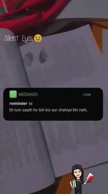 Preview for a Spotlight video that uses the Shayari Reminders Lens