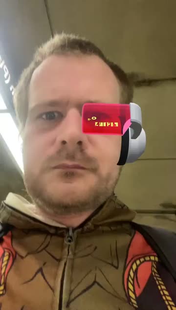 Preview for a Spotlight video that uses the 3D SAIYAN SCOUTER Lens
