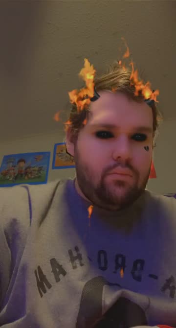 Preview for a Spotlight video that uses the Flaming Demon Lens