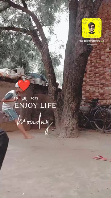 Preview for a Spotlight video that uses the Enjoy Life Lens